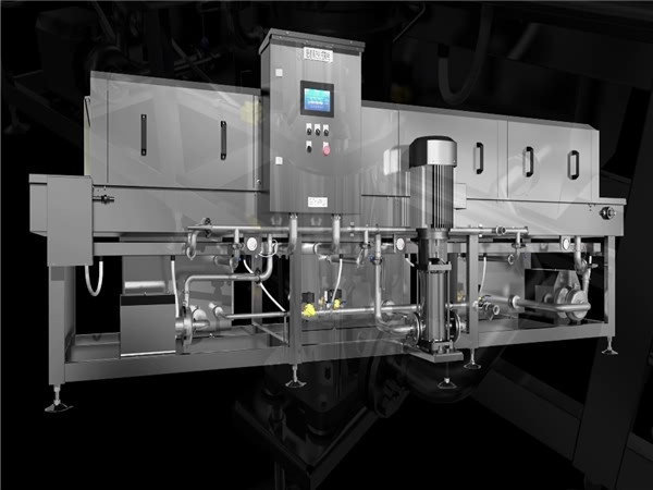 供應(yīng)，周轉(zhuǎn)筐清洗機(jī)，塑料筐洗箱機(jī)，自動(dòng)不銹鋼洗箱機(jī)設(shè)備，商家銷售，洗筐機(jī)