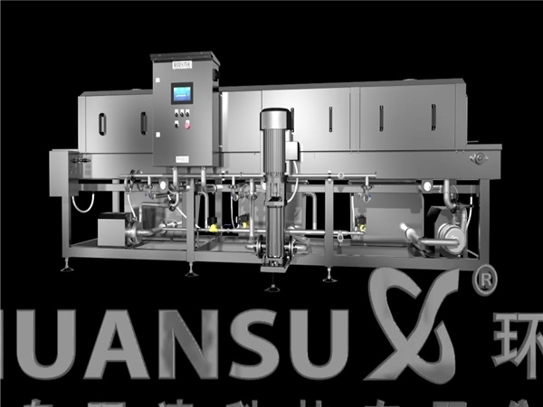 托盤(pán)清洗機(jī)，重油污洗筐機(jī)，食品筐高壓噴淋清洗機(jī)，洗箱機(jī)