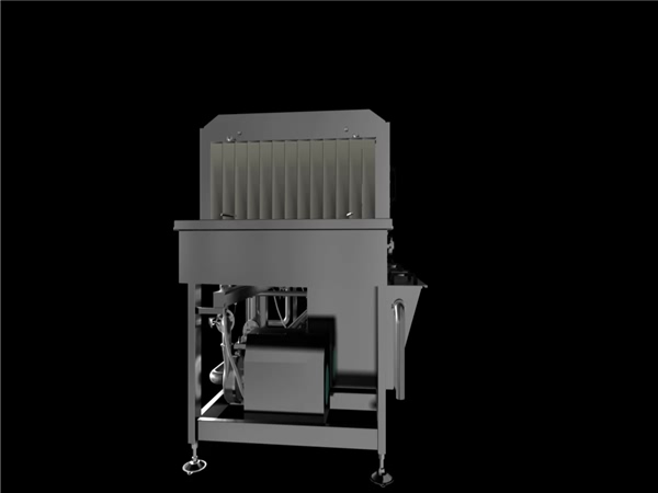專業(yè)制造周轉(zhuǎn)箱清洗機(jī)，筐子去污機(jī)，食品筐清洗設(shè)備高速洗箱機(jī)