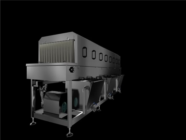 周轉(zhuǎn)箱工作原理，明超洗箱機(jī)，周轉(zhuǎn)箱清洗機(jī)，周轉(zhuǎn)筐清洗機(jī)