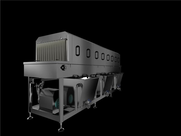 全自動(dòng)塑料筐清洗機(jī)，周轉(zhuǎn)筐清洗，周轉(zhuǎn)箱，料筐洗箱機(jī)