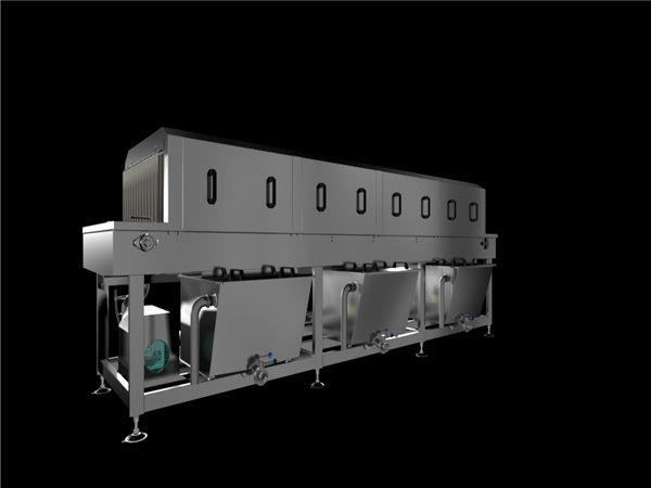 供應(yīng)新型周轉(zhuǎn)箱洗筐機，食品周轉(zhuǎn)箱清洗機，周轉(zhuǎn)箱洗箱機，洗筐機廠家，放心