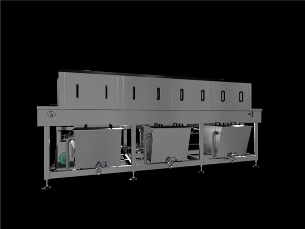 洗箱機，環(huán)速隧道式洗箱機，GMP體系標(biāo)準(zhǔn)生產(chǎn)線配套設(shè)備