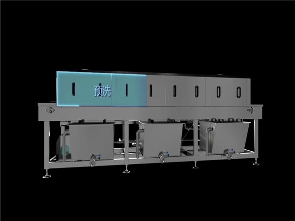 環(huán)速衛(wèi)生級(jí)周轉(zhuǎn)筐清洗機(jī)，衛(wèi)生，節(jié)能，創(chuàng)收益，助企業(yè)發(fā)展