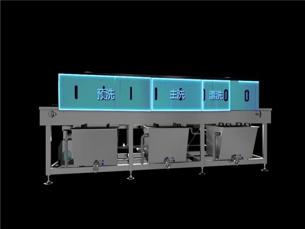 洗箱機，塑料箱，食品箱清洗機，環(huán)速預約:13589229991