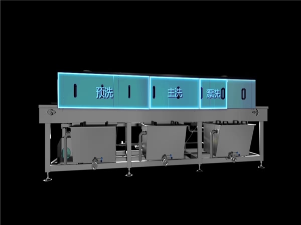 洗箱機，塑料箱，食品箱清洗機，環(huán)速預約:13589229991