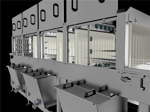 食品箱清洗機(jī)，托盤(pán)清洗機(jī)，食品托盤(pán)清洗機(jī)