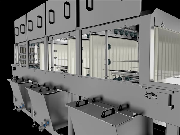 食品箱清洗機(jī)，托盤(pán)清洗機(jī)，食品托盤(pán)清洗機(jī)