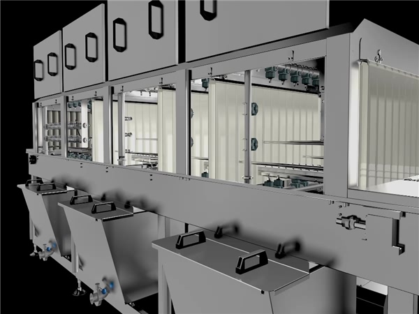 噴淋洗筐機，周轉筐清洗機，洗箱機價格