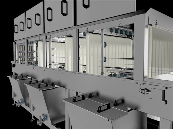 自動(dòng)洗箱機(jī)，食品周轉(zhuǎn)筐清洗機(jī)，食品箱清洗機(jī)