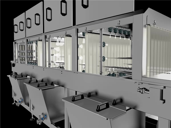 肉串速凍盤清洗機(jī)，雞蛋筐消毒清洗機(jī)，醫(yī)藥箱消毒