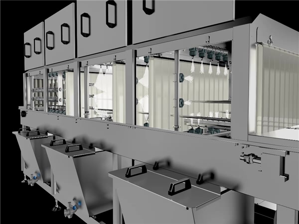 洗箱機(jī)，周轉(zhuǎn)箱滅菌清洗機(jī)，周轉(zhuǎn)箱清洗機(jī)高質(zhì)廠家