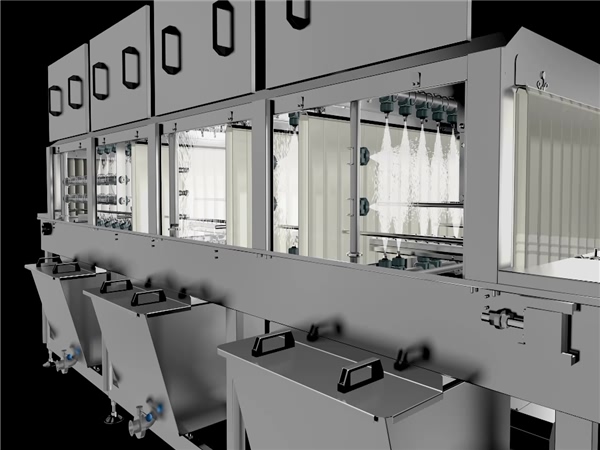 食品周轉(zhuǎn)箱清洗機(jī)，周轉(zhuǎn)筐清洗機(jī)