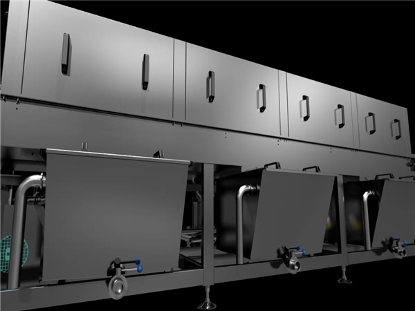 周轉(zhuǎn)箱清洗機(jī)，果蔬氣泡清洗機(jī)，檳榔篩盤清洗機(jī)，洗盤機(jī)，洗筐機(jī)