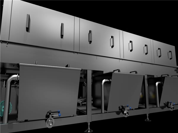 周轉(zhuǎn)箱清洗機(jī)，果蔬氣泡清洗機(jī)，檳榔篩盤清洗機(jī)，洗盤機(jī)，洗筐機(jī)