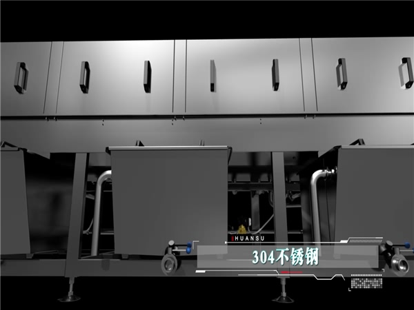 洗箱機，周轉(zhuǎn)箱清洗機，塑料筐清洗機，節(jié)能烘干型洗箱機，塑料箱清洗機