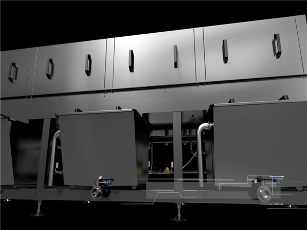 食品筐清洗機(jī)、肉制品箱子清洗機(jī)、洗筐機(jī)