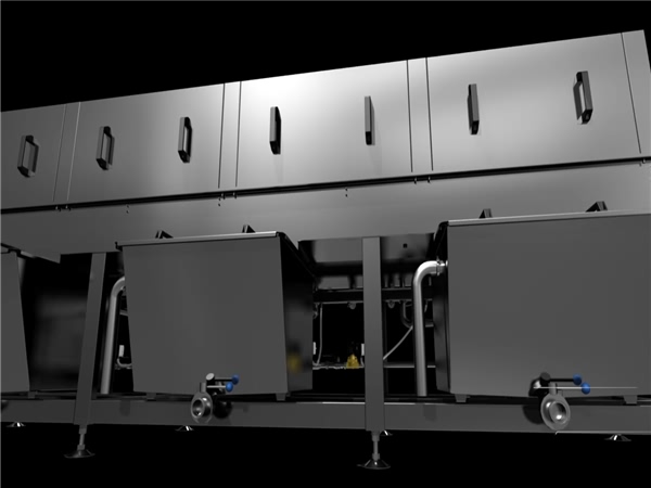 食品筐清洗機(jī)、肉制品箱子清洗機(jī)、洗筐機(jī)