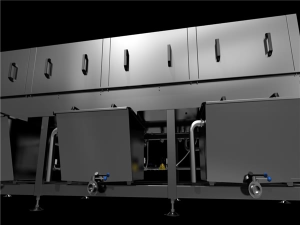 食品筐清洗機(jī)、肉制品箱子清洗機(jī)、洗筐機(jī)