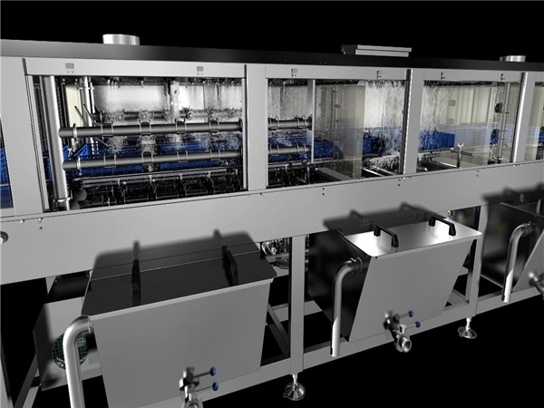 塑料筐清洗機(jī)，料筐清洗機(jī)食品筐清洗機(jī)，放心機(jī)械廠家銷售