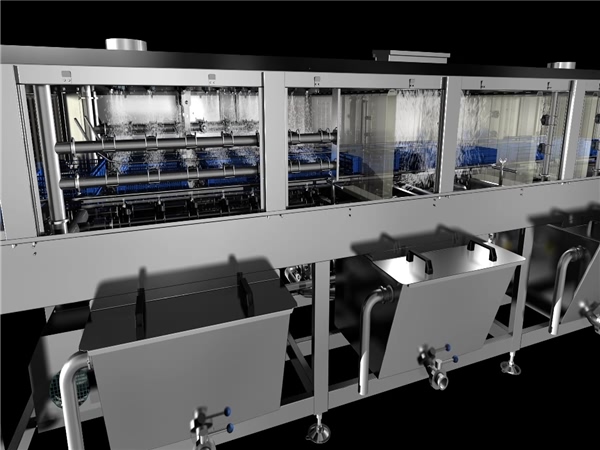 塑料筐清洗設(shè)備，塑料筐食品筐清洗機(jī)，周轉(zhuǎn)筐清洗價(jià)格