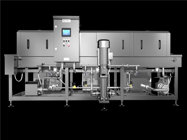 廠家銷售，肉食筐清洗機周轉(zhuǎn)箱清洗機批發(fā)價格