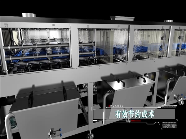 全自動(dòng)洗筐機(jī)，大洋牌周轉(zhuǎn)箱清洗機(jī)，啤酒筐清洗機(jī)