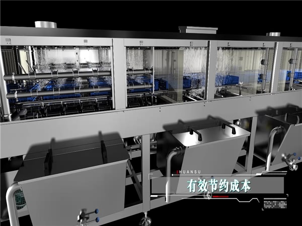 周轉(zhuǎn)箱清洗機(jī)，塑料盤筐清洗機(jī)，水果筐清洗機(jī)，價(jià)格采購(gòu)