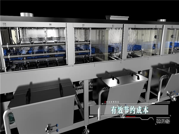 周轉(zhuǎn)箱清洗機(jī)，塑料盤筐清洗機(jī)，水果筐清洗機(jī)，價(jià)格采購(gòu)