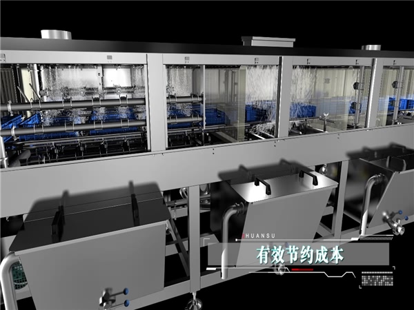 供應(yīng)洗筐機(jī)，周轉(zhuǎn)箱清洗機(jī)，全自動洗框設(shè)備，環(huán)速洗筐機(jī)價格