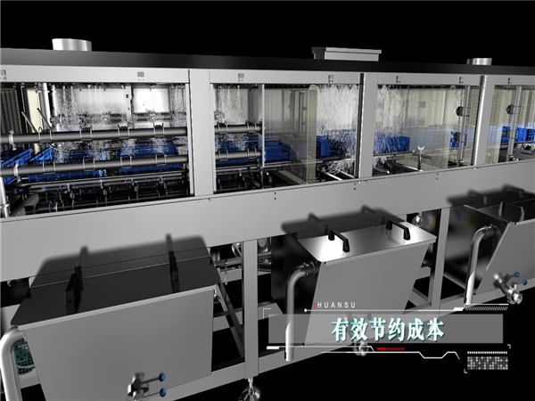 供應(yīng)洗筐機(jī)，周轉(zhuǎn)箱清洗機(jī)，全自動洗框設(shè)備，環(huán)速洗筐機(jī)價格