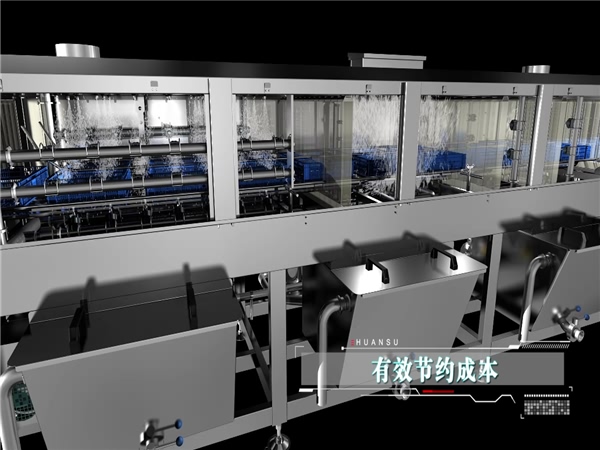 供應(yīng)洗筐機(jī)，周轉(zhuǎn)箱清洗機(jī)，食品箱清洗