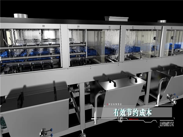 大型洗筐機(jī)，塑料筐清洗機(jī)，周轉(zhuǎn)箱清洗機(jī)