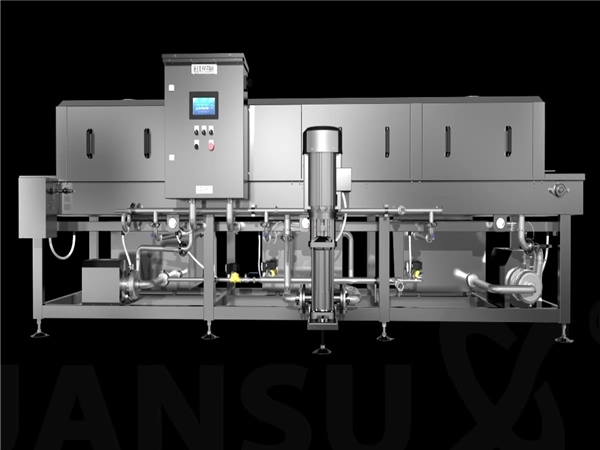 廠家生產(chǎn)，食品周轉(zhuǎn)箱清洗機(jī)肉食筐清洗機(jī)，質(zhì)量可靠