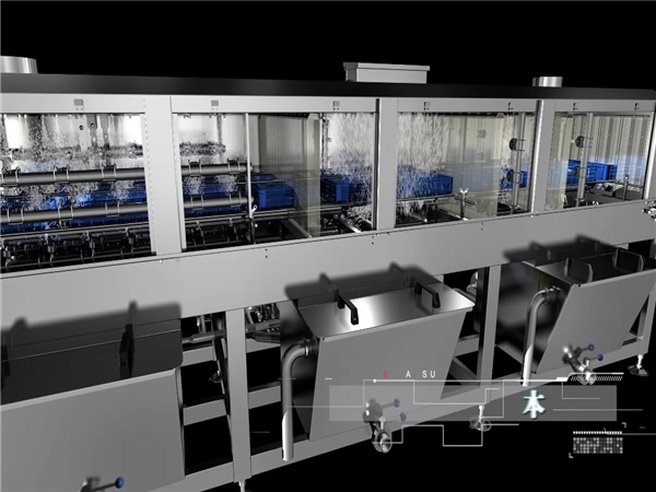 周轉(zhuǎn)箱清洗機(jī)，廠家直供，周轉(zhuǎn)箱清洗機(jī)，價(jià)格合理
