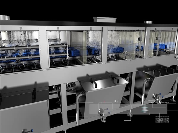 周轉(zhuǎn)箱清洗機(jī)，廠家直供，周轉(zhuǎn)箱清洗機(jī)，價(jià)格合理