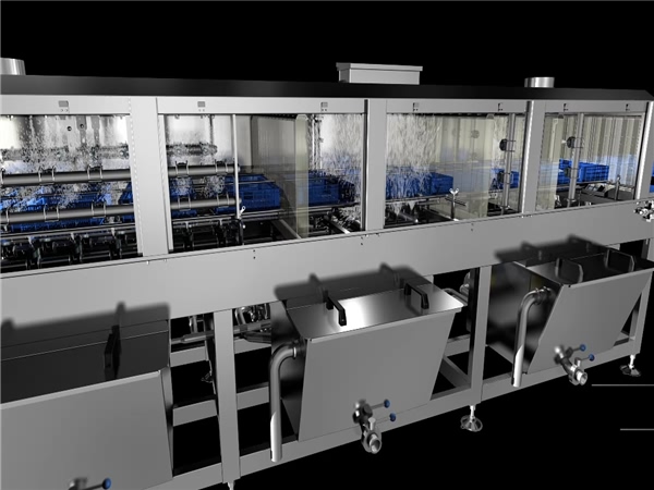 洗筐機(jī)，周轉(zhuǎn)箱清洗機(jī)，清洗機(jī)，噴淋式清洗機(jī)